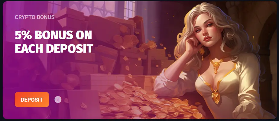 Crypto SlotLords Casino Bonus