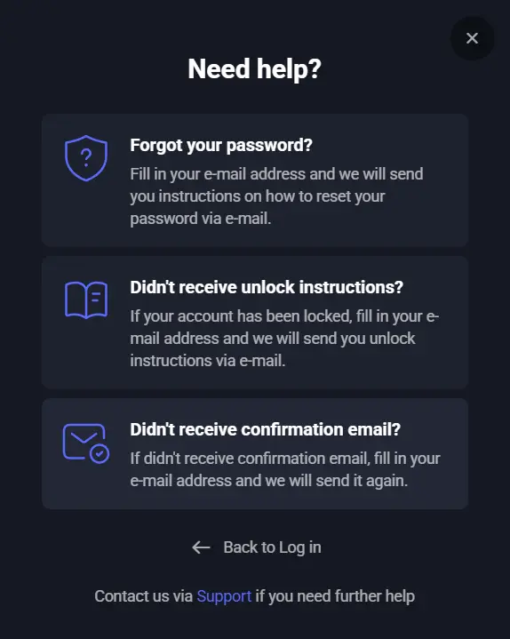 Password Recovery and Other Slot Lords Login Related Help