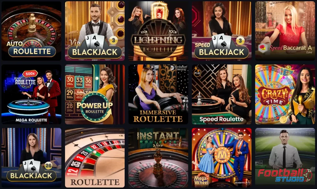 SlotLords Live Casino Games